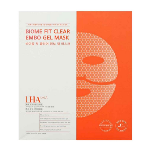 LHALALA Biome fit clear embo gel mask(4EA)